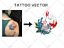 do vector tracing or vectorize your raster logo and tattoo stencil