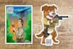 help you illustrate your die cut sticker design