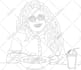 draw image to vector line art portrait illustration in 24 hrs