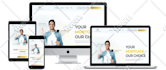 do figma design, figma website design, figma landing page, website mockup ux ui