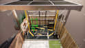 design your commercial gym or fitness facility interior with realistic 3d render