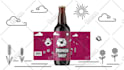 create label design package box design pouch bottle label