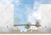 color 2d landscape design in plans, sections and elevations