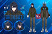 draw character model art for live2d and vtuber
