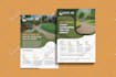 design professional trifold or bifold brochure