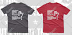 create vintage, distressed, and surf tshirt design