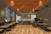 sketch perspective interior and exterior design by procreate