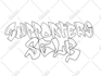 make a graffiti piece with your nickname