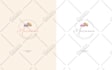design boho chic hand drawn botanical logo