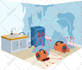 draw educational, science diagrams, illustrations, 2d vector