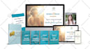 design digital product bundle mockup, digital product 3d ecover bundle