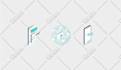 design custom flat icons for your website, app, or brand