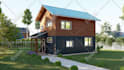 create best sketchup 3d models, exterior, with renders,home