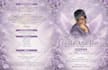 professional funeral flyer, obituary and memorial program design