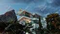 design house exterior and make realistic 3d rendering