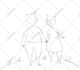 do a hand drawn  children illustration