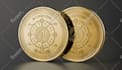 design crypto token cryptocurrency coin nft blockchain bitcoin badge logo