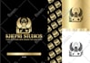 do modern luxury or heraldic logo design with hand drawing