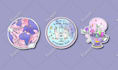 draw cute magic custom stickers, doodles, clip art, illustrations in my style