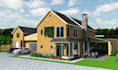design 3d floor plan exterior render model in sketchup 3d