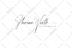 design signature, handwritten, scripted, photography logo