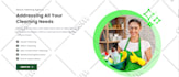 create cleaning business website for cleaning company