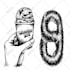 create flash tattoo art set, black work, line art style