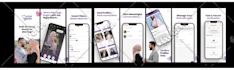 design screenshot for app store and play store