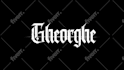 make gothic typographic, old english logo for your brand
