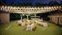 make realistic  render indoor wedding decoration