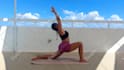 create yoga or stretching  exercise video clips