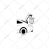 draw simple line art illustration in black and white for you