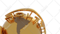 create 3d chrome or glass logo animation intro