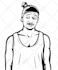 create a custom vector line art portrait