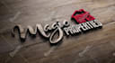 replicate your text or logo design in 3d wooden style