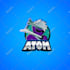 design flat, youtube, twitch, gaming or simple logo