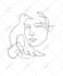 draw custom one line art with boho style in 24 hours
