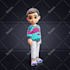 make chibi 3d model character and avatar or simple animation