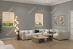 design 3d architectural interior house model, kitchen, bathroom, bedroom render