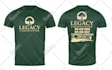 create unique minimalist typography t shirt design for your company business
