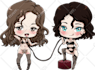 illustrate concept or character in cute anime chibi art
