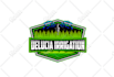 design landscape, lawn care, mowing and irrigation logo
