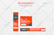 design 6 professional web banners for ads