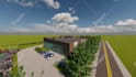 draft construction and city permit drawings for container house garage adu deck