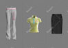 create detailed fashion tech pack with 3d modeling