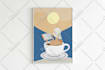 do a poster design and printable wall art for your online business etsy