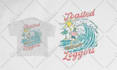 create surf inspired tshirt design