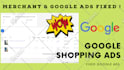 fix google merchant center suspensions and misrepresentation