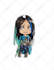 make chibi style sticker illustration