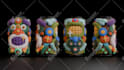 create 3d cute character modeling design for game printing sclupting